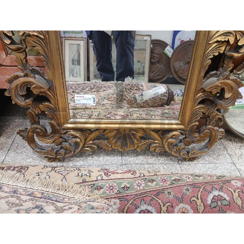 SPECCHIO INTAGLIATO DORATO  | Mercatino dell'Usato Roma garbatella 3
