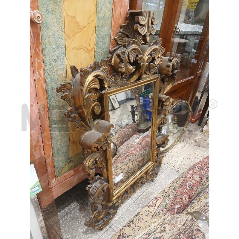 SPECCHIO INTAGLIATO DORATO  | Mercatino dell'Usato Roma garbatella 4