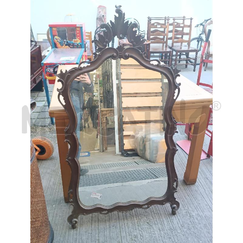 SPECCHIO INTAGLIATO LEGNO  | Mercatino dell'Usato Roma garbatella 1