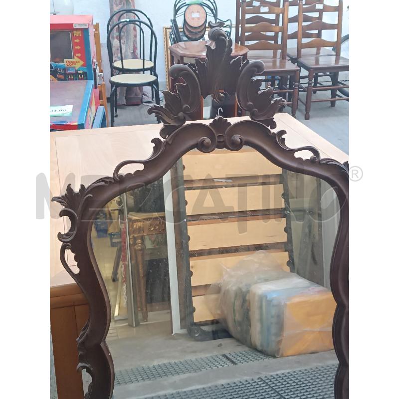 SPECCHIO INTAGLIATO LEGNO  | Mercatino dell'Usato Roma garbatella 3