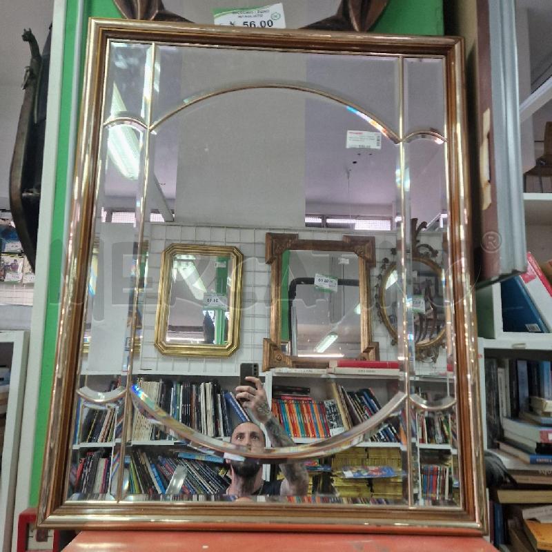 SPECCHIO MOLATO CORNICE ARGENTATA | Mercatino dell'Usato Roma garbatella 1