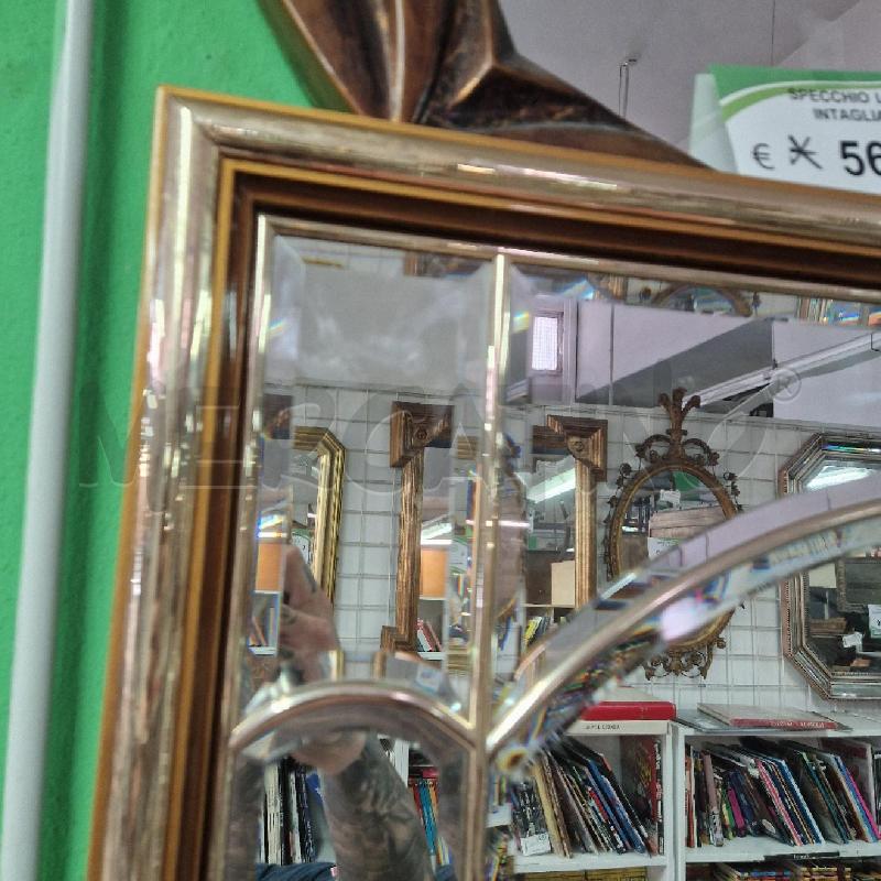 SPECCHIO MOLATO CORNICE ARGENTATA | Mercatino dell'Usato Roma garbatella 2