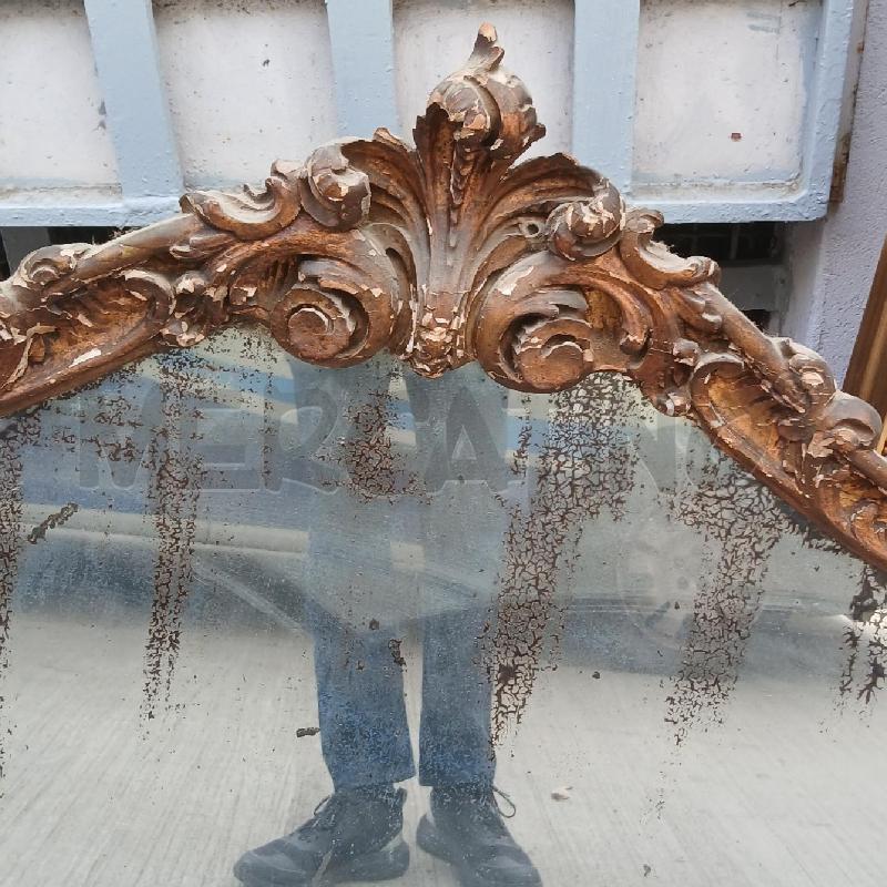SPECCHIO MOSSO CORNICE DORATA | Mercatino dell'Usato Roma garbatella 3