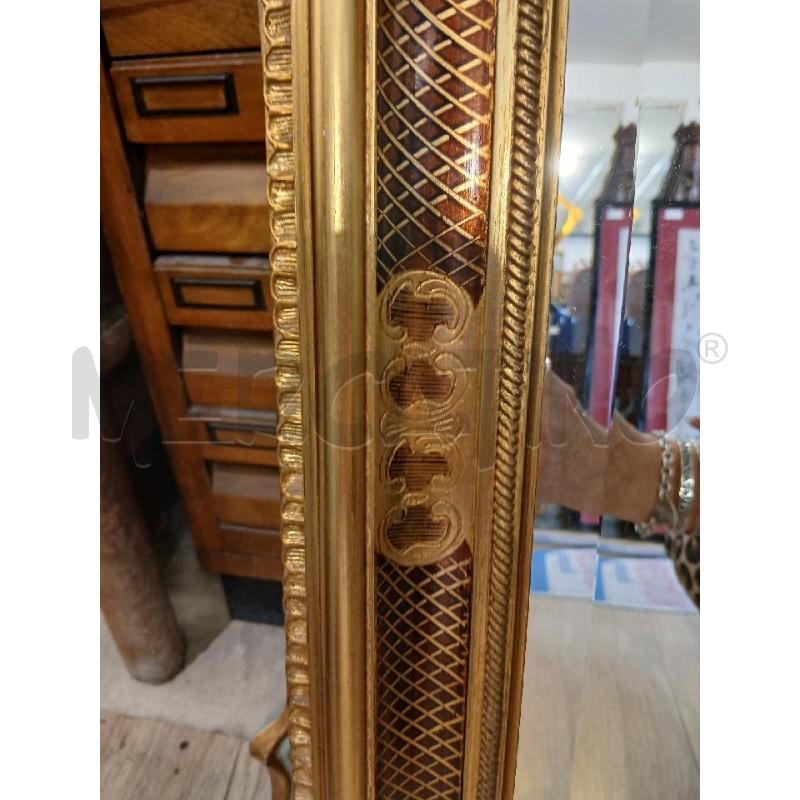 SPECCHIO OTTAGONALE DORATO  | Mercatino dell'Usato Roma garbatella 2