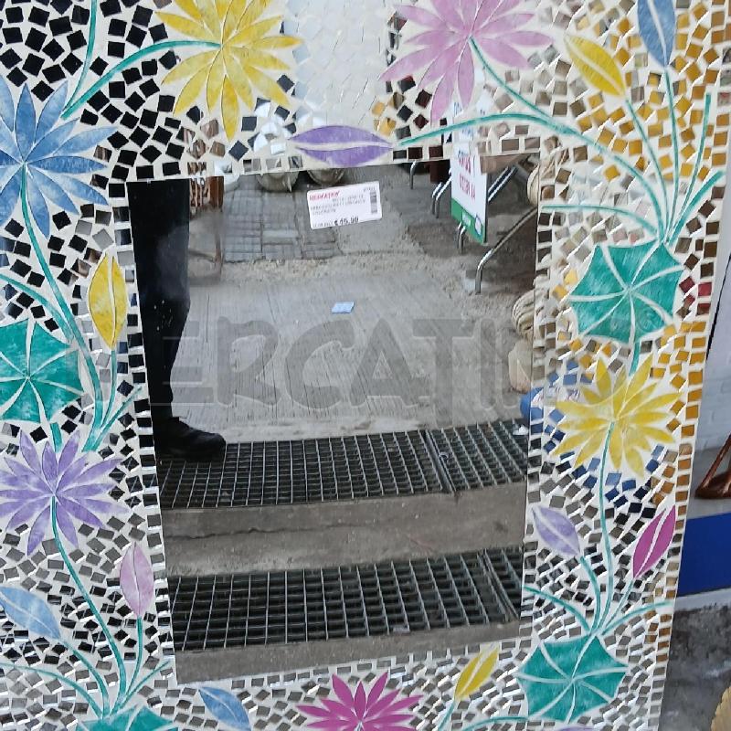 SPECCHIO RETT.MOSAICO COLORATO | Mercatino dell'Usato Roma garbatella 3