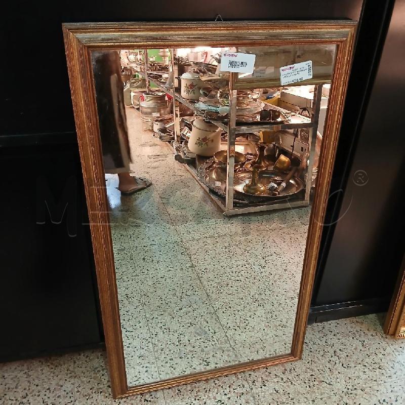 SPECCHIO RETTANGOLARE CORNICE DORATA | Mercatino dell'Usato Roma garbatella 1