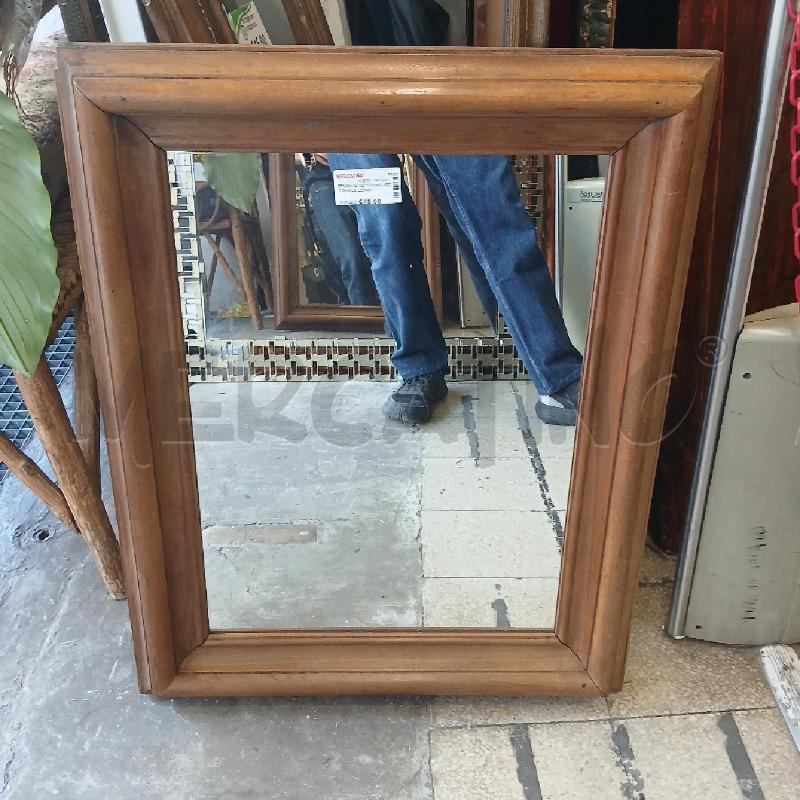 SPECCHIO RETTANGOLARE CORNICE LEGNO  | Mercatino dell'Usato Roma garbatella 1