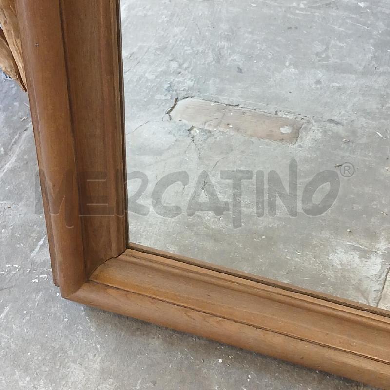 SPECCHIO RETTANGOLARE CORNICE LEGNO  | Mercatino dell'Usato Roma garbatella 3