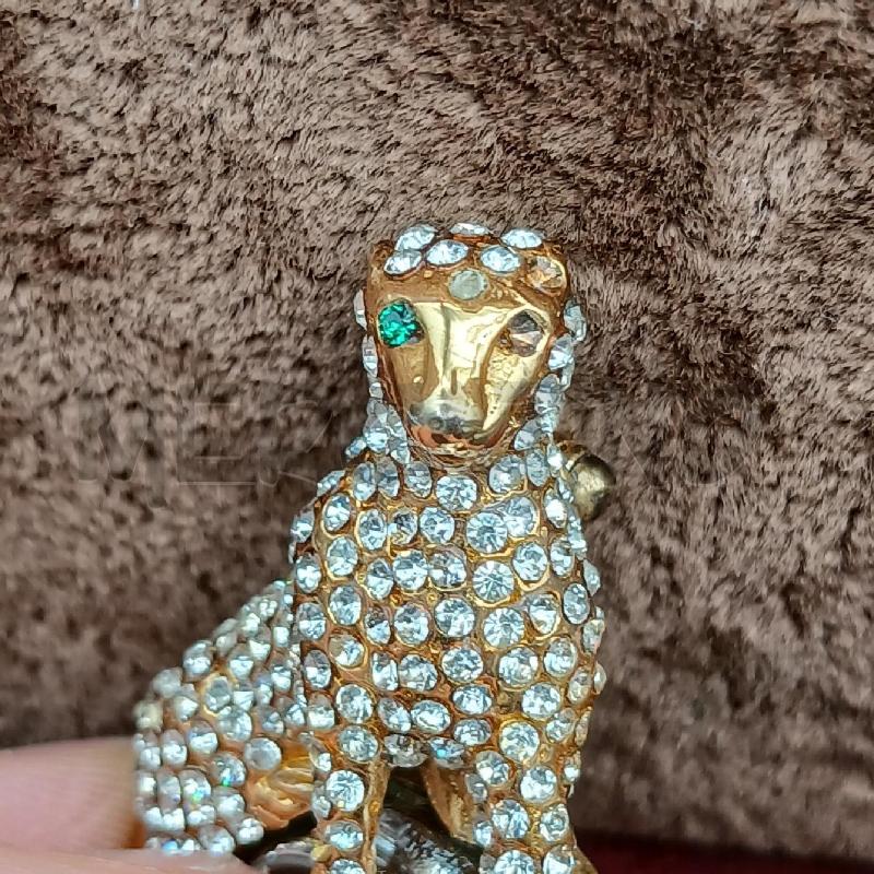 SPILLA CASCIO ANIMALE STRASS OROLOGIO | Mercatino dell'Usato Roma garbatella 4