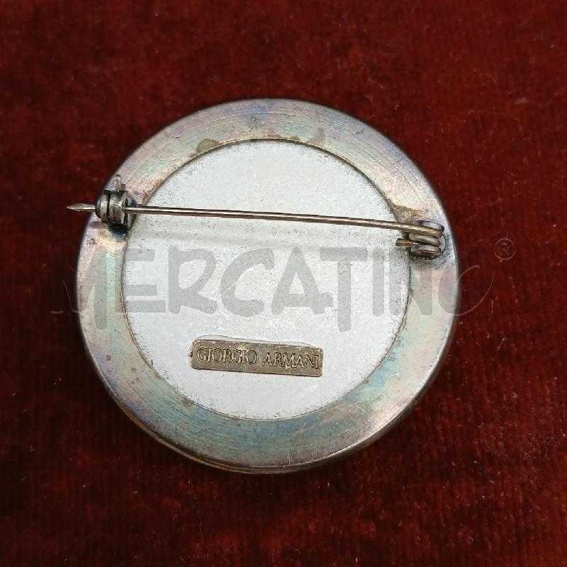 SPILLA EMPORIO ARMANI  PIETRA BEIGE TONDON  | Mercatino dell'Usato Roma garbatella 2