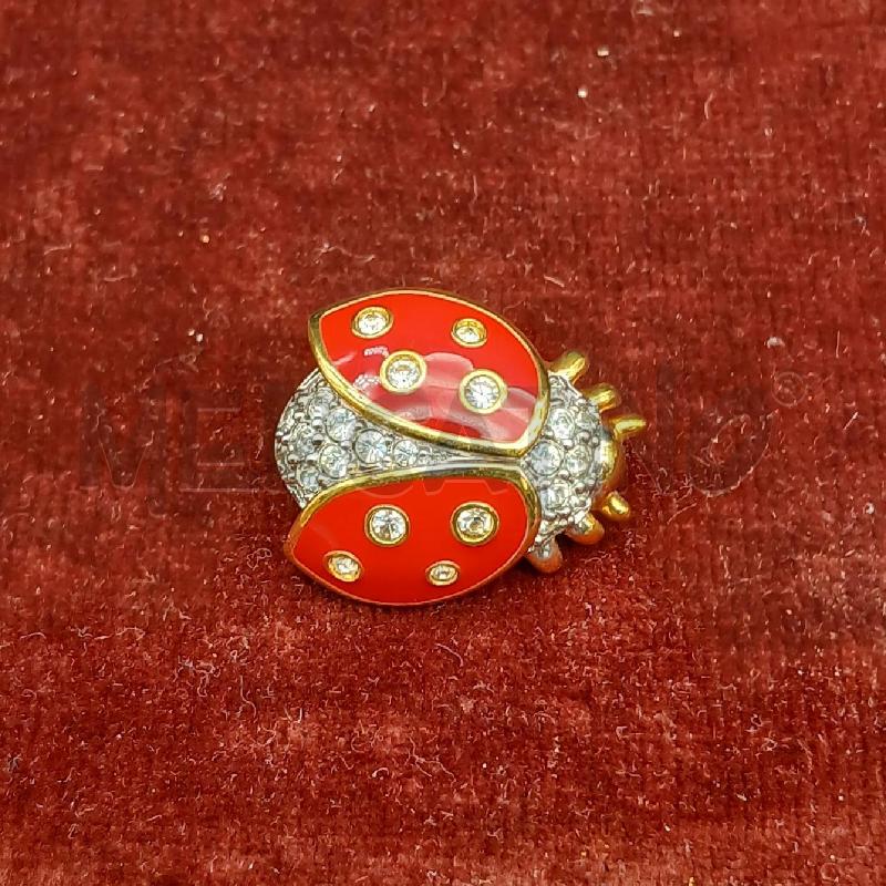 SPILLA SWAROVSKI COCCINELLA  | Mercatino dell'Usato Roma garbatella 1