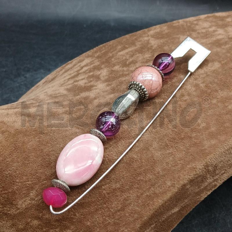 SPILLONI ROSA VIOLA LUNG | Mercatino dell'Usato Roma garbatella 1