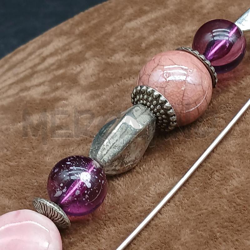 SPILLONI ROSA VIOLA LUNG | Mercatino dell'Usato Roma garbatella 2