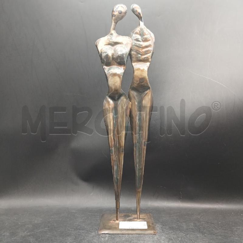 STATUA METALLO A FIRMA GRITTANI | Mercatino dell'Usato Roma garbatella 1