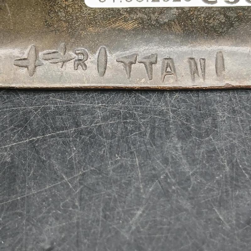 STATUA METALLO A FIRMA GRITTANI | Mercatino dell'Usato Roma garbatella 2