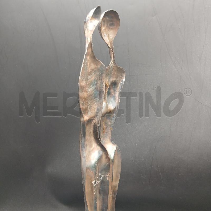 STATUA METALLO A FIRMA GRITTANI | Mercatino dell'Usato Roma garbatella 4