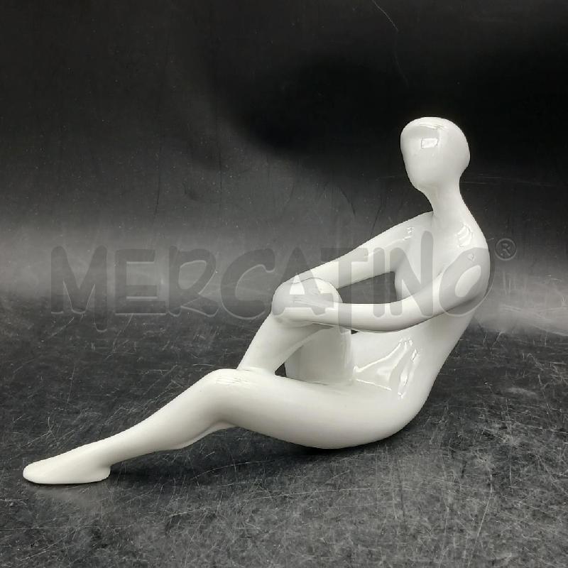 STATUA ROYAL DUX BIANCA DONNA SEDUTA | Mercatino dell'Usato Roma garbatella 2