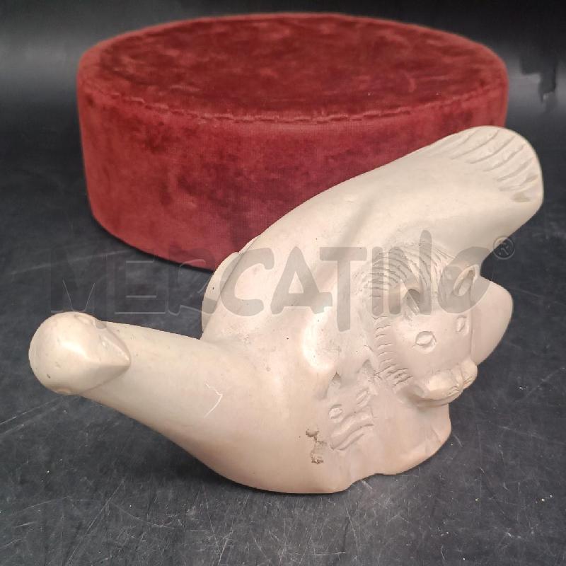STATUETTA PIETRA COLOMBA E ANIMALI | Mercatino dell'Usato Roma garbatella 3