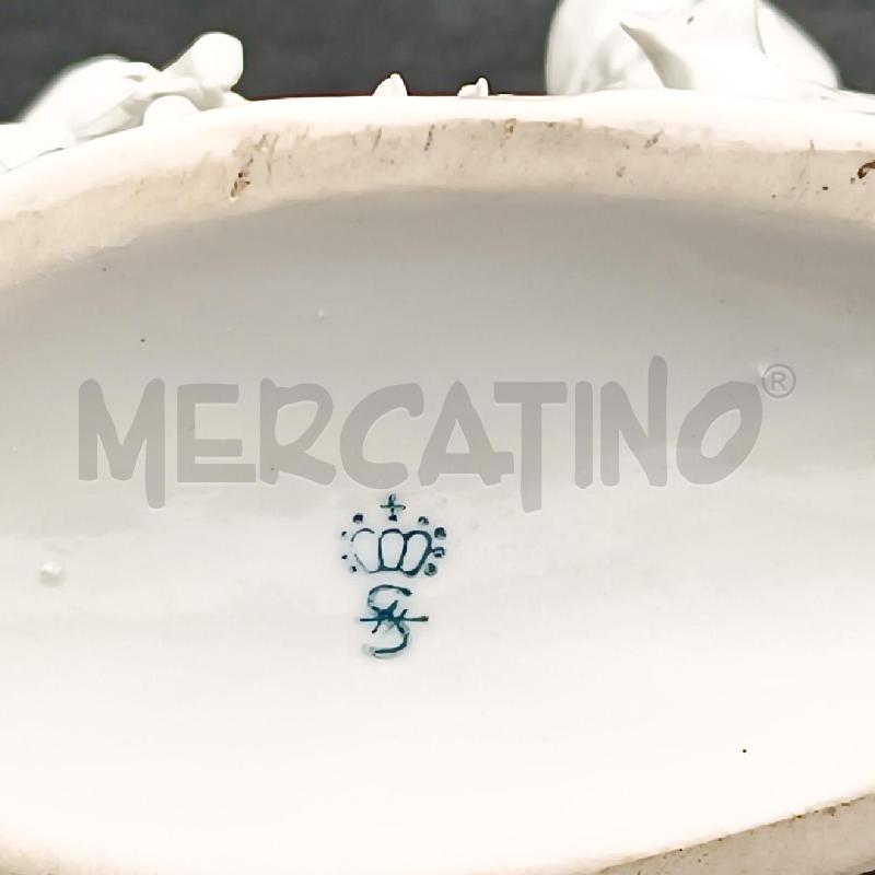 STATUINA CER BIANCA SUONATORI | Mercatino dell'Usato Roma garbatella 5
