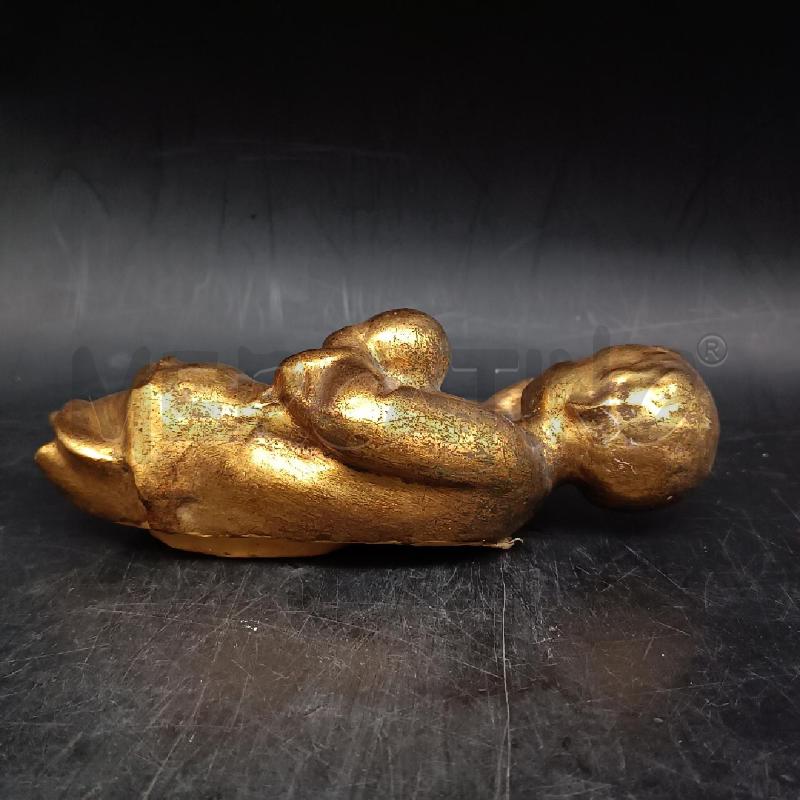 STATUINA DORATA INCOLLATA | Mercatino dell'Usato Roma garbatella 3
