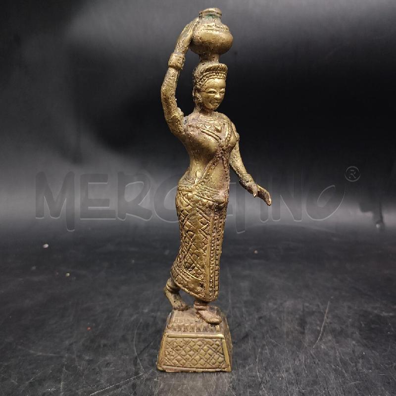 STATUINA MET DORATO ETNCIA | Mercatino dell'Usato Roma garbatella 1