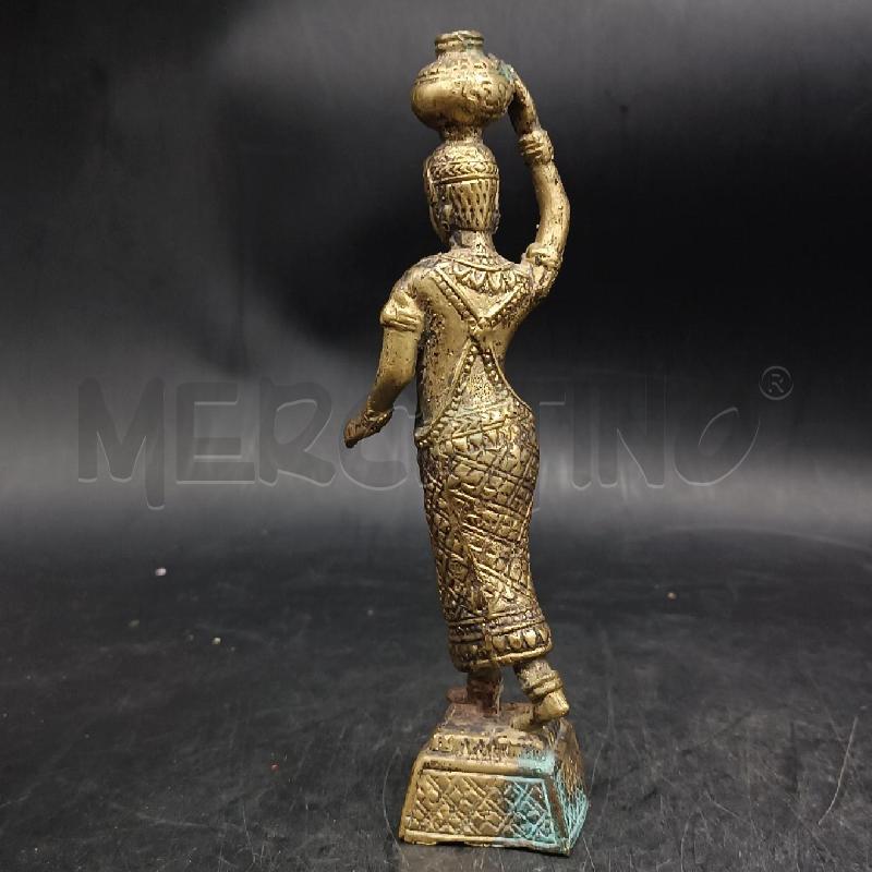 STATUINA MET DORATO ETNCIA | Mercatino dell'Usato Roma garbatella 3