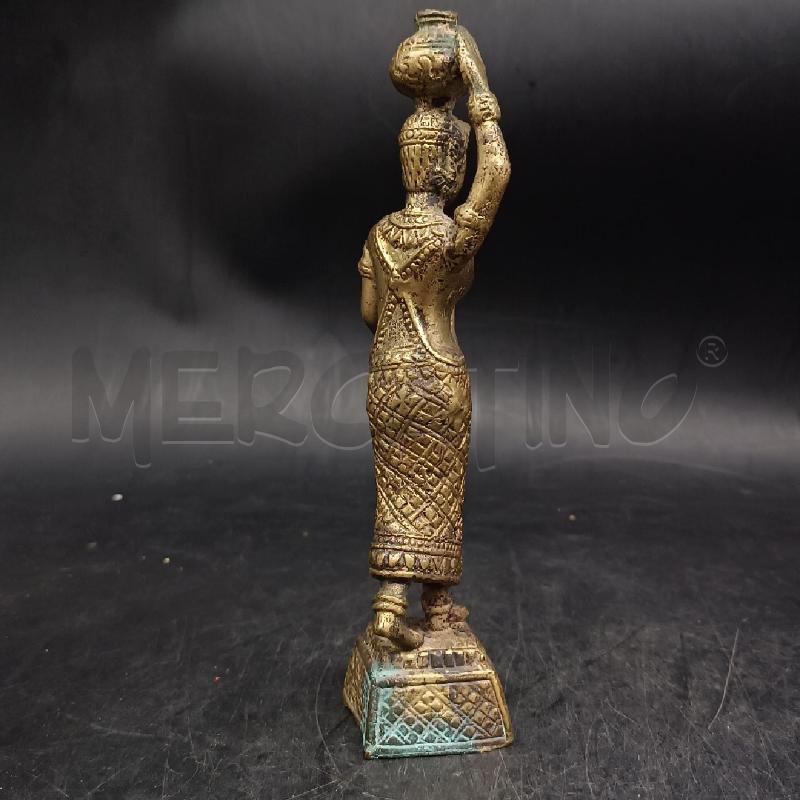 STATUINA MET DORATO ETNCIA | Mercatino dell'Usato Roma garbatella 4