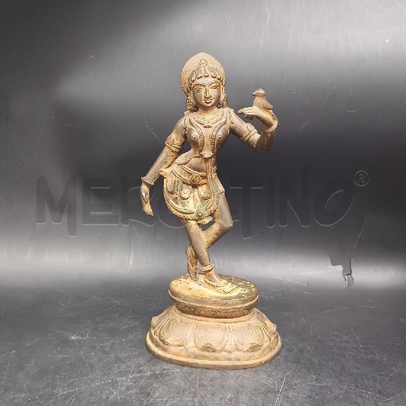 STATUINA ORIENTALE BRONZO | Mercatino dell'Usato Roma garbatella 1