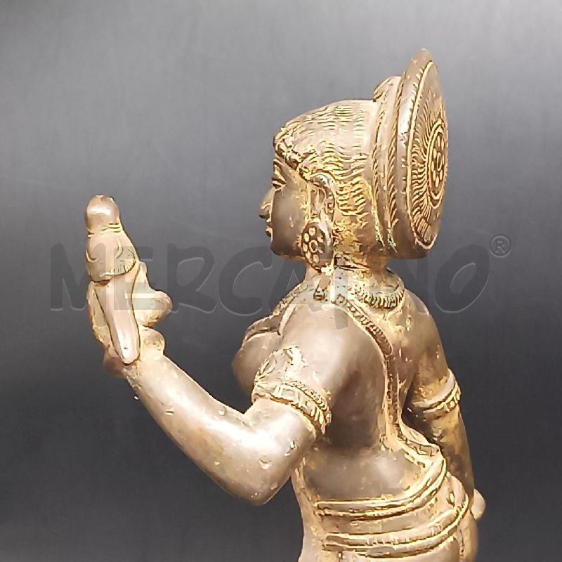 STATUINA ORIENTALE BRONZO | Mercatino dell'Usato Roma garbatella 4