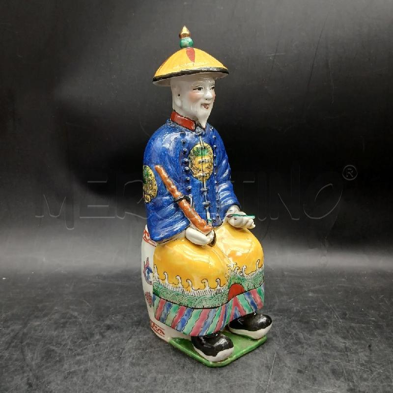 STATUINA ORIENTALE SEDUTA  | Mercatino dell'Usato Roma garbatella 2