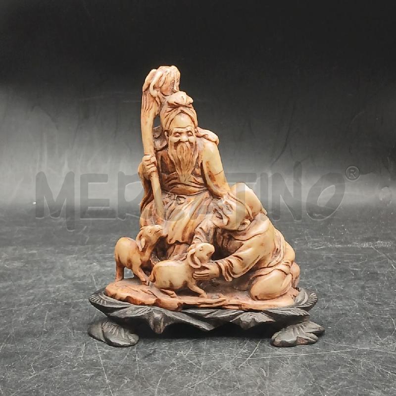STATUINA PIETRA SAPONARIA PERSONAGGI CAPRETTI | Mercatino dell'Usato Roma garbatella 1