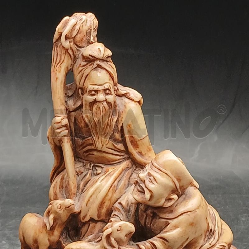 STATUINA PIETRA SAPONARIA PERSONAGGI CAPRETTI | Mercatino dell'Usato Roma garbatella 2