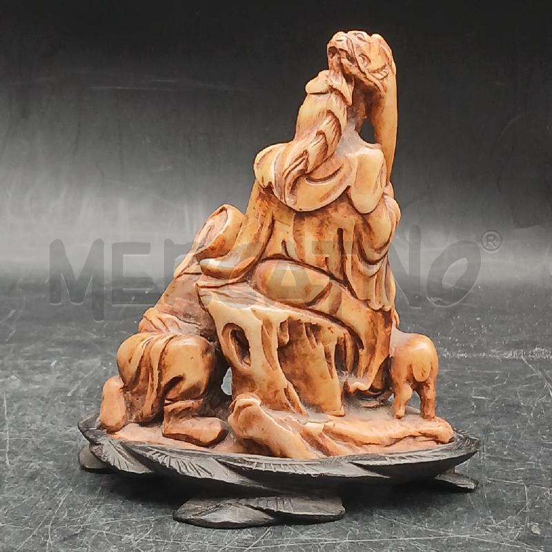 STATUINA PIETRA SAPONARIA PERSONAGGI CAPRETTI | Mercatino dell'Usato Roma garbatella 3