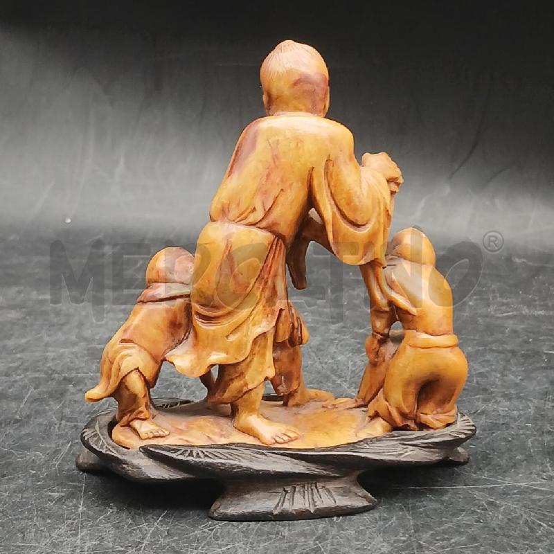 STATUINA PIETRA SAPONARIA UOMO BIMBI | Mercatino dell'Usato Roma garbatella 3