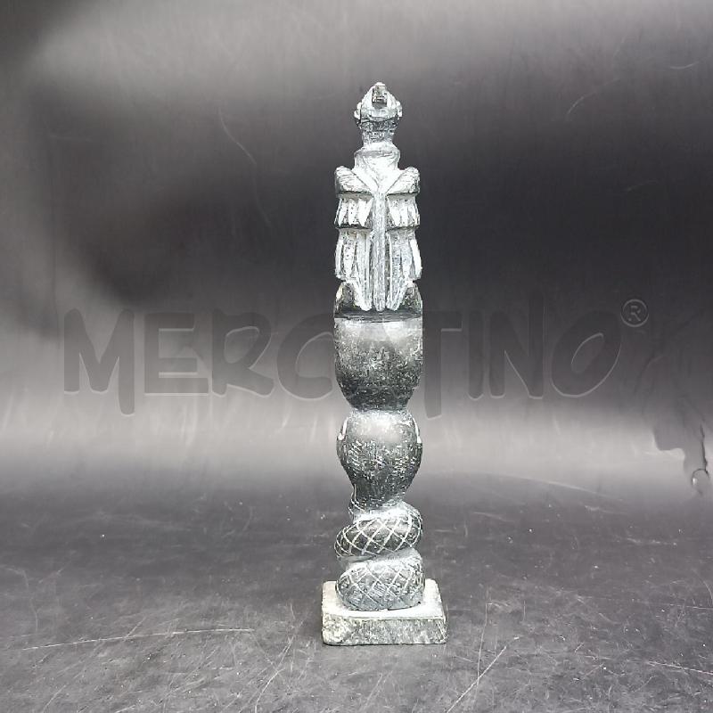 STATUINA TOTEM PIETRA | Mercatino dell'Usato Roma garbatella 4