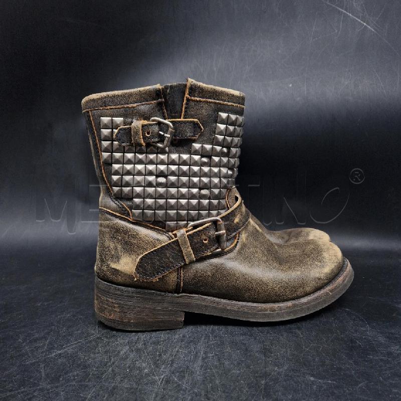 STIVALETTI DONNA ASH MARRONE BEIGE SFUMATO | Mercatino dell'Usato Roma garbatella 3