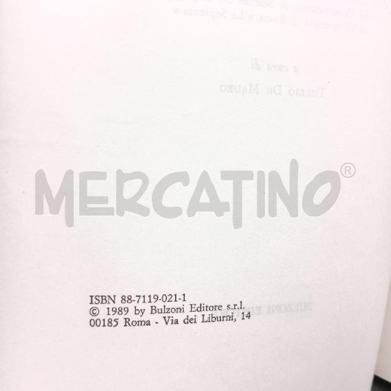 T. DE MAURO IL ROMANESCO IERI E OGGI | Mercatino dell'Usato Roma garbatella 3