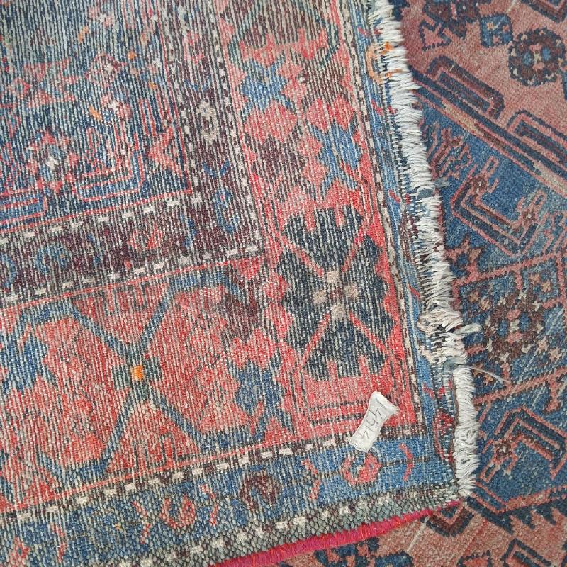 TAPPETO ANTICO ROSSO BLU DA RIVEDERE | Mercatino dell'Usato Roma garbatella 5