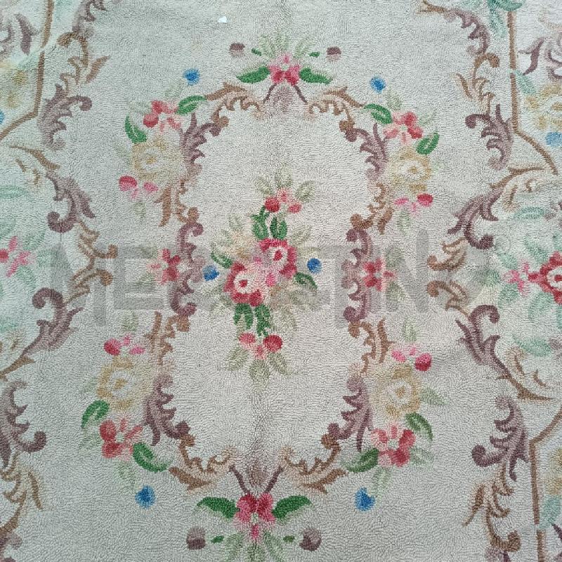 TAPPETO BEIGE FIORI | Mercatino dell'Usato Roma garbatella 2