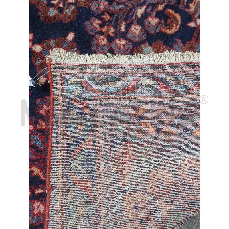TAPPETO FONDO BLU FIORI | Mercatino dell'Usato Roma garbatella 4