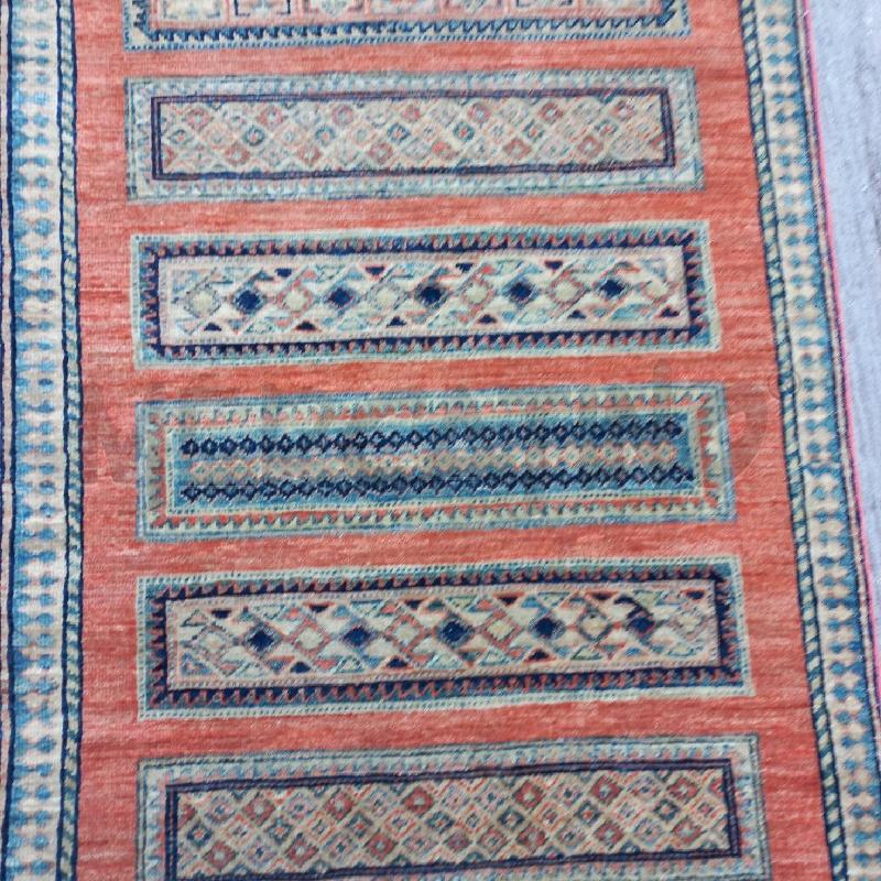 TAPPETO GUIDA ARANCIO/BLU 190X75CM | Mercatino dell'Usato Roma garbatella 2