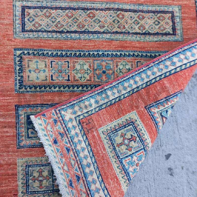 TAPPETO GUIDA ARANCIO/BLU 190X75CM | Mercatino dell'Usato Roma garbatella 3