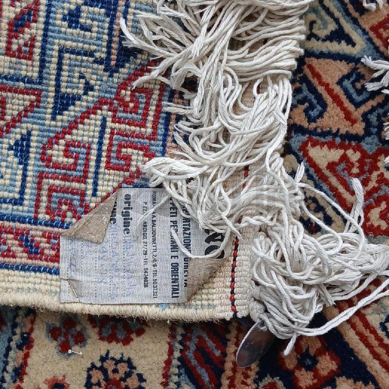 TAPPETO GUIDA FLOREALE BLU BEIGE | Mercatino dell'Usato Roma garbatella 4