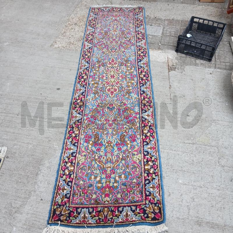 TAPPETO GUIDA FLOREALE F BLU | Mercatino dell'Usato Roma garbatella 1