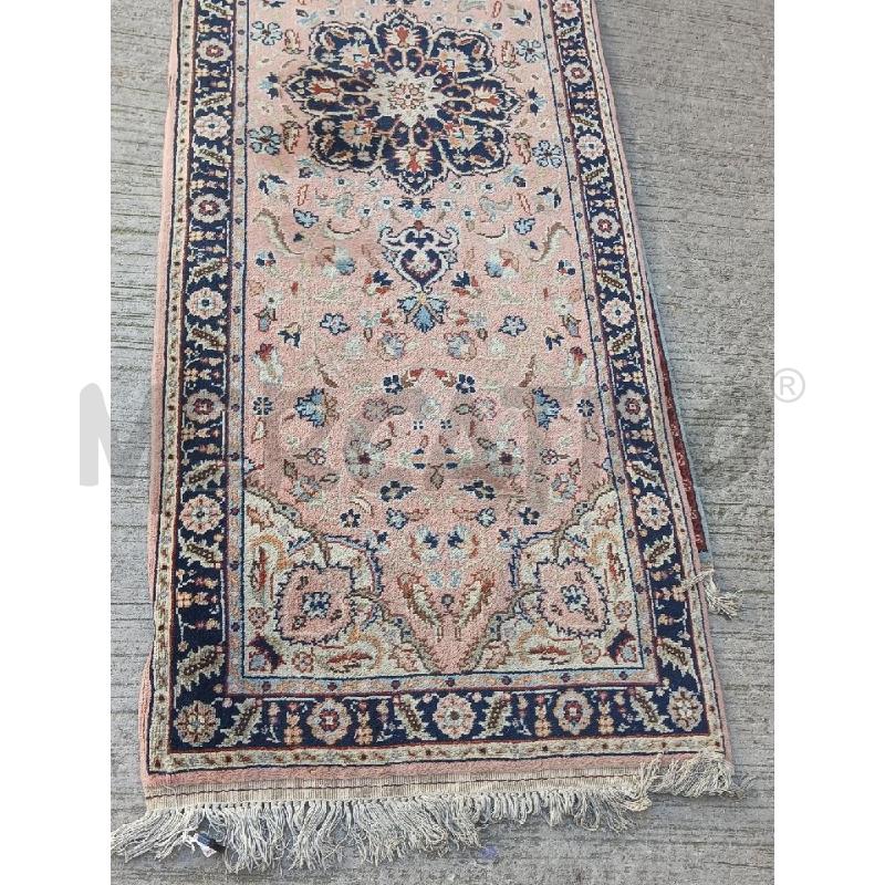 TAPPETO GUIDA ROSA FIORI BLU  | Mercatino dell'Usato Roma garbatella 2