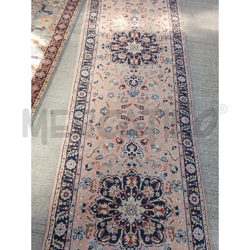 TAPPETO GUIDA ROSA FIORI BLU  | Mercatino dell'Usato Roma garbatella 4
