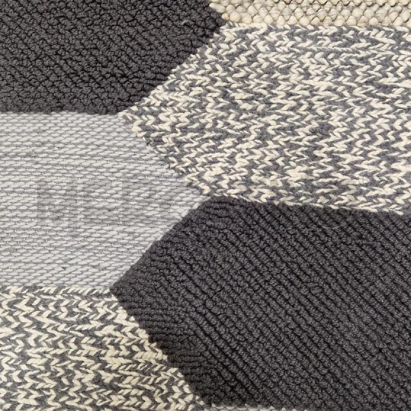TAPPETO LANA GRIGIO BIANCO 170 X 240 CM  | Mercatino dell'Usato Roma garbatella 3