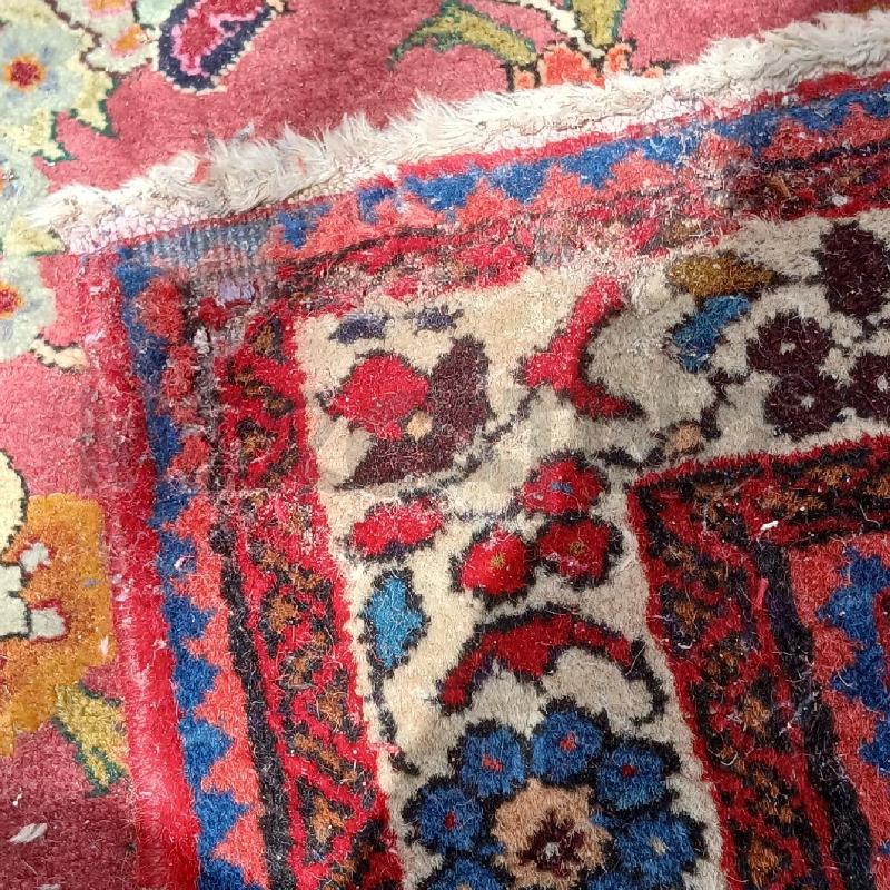 TAPPETO ROSSO ESAGONO CELESTE | Mercatino dell'Usato Roma garbatella 4