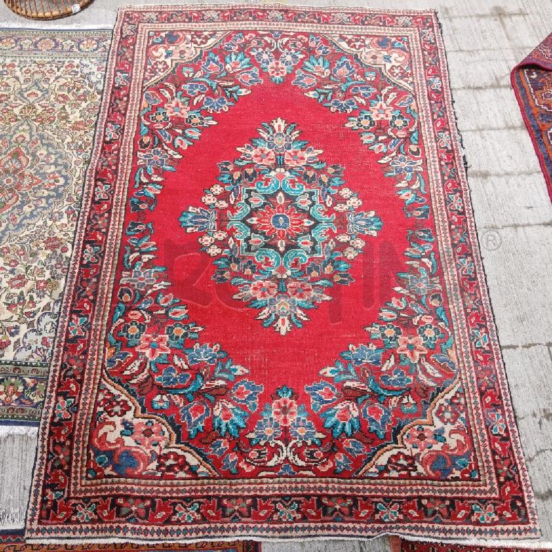 TAPPETO ROSSO FIORI | Mercatino dell'Usato Roma garbatella 1