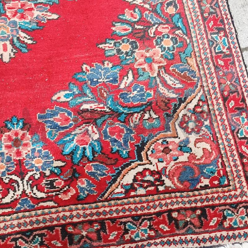 TAPPETO ROSSO FIORI | Mercatino dell'Usato Roma garbatella 2